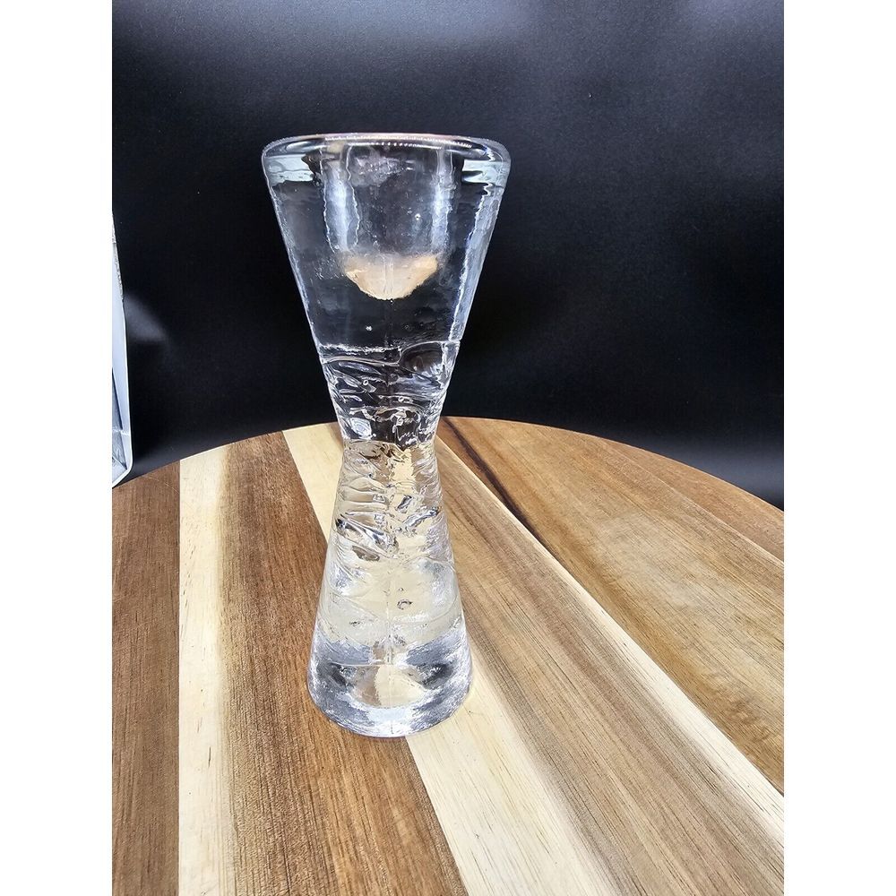 Iittala Arkipelago 5" Hourglass‎ Glass Candleholder Mid Century Modern